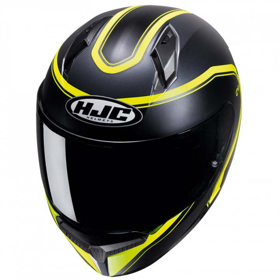 HJC C10 Elie Yellow Full Face Helmets - SKU C10EYXXXS