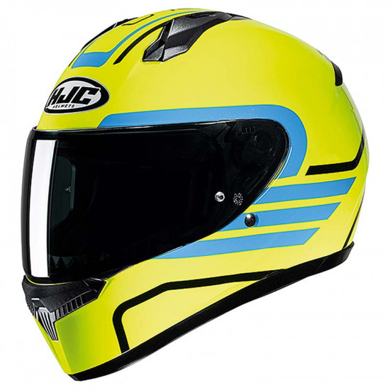HJC C10 Lito Yellow £99.99 Full Face Helmets - SKU C10LYXS from RaceLeathers Motorcycle Clothing