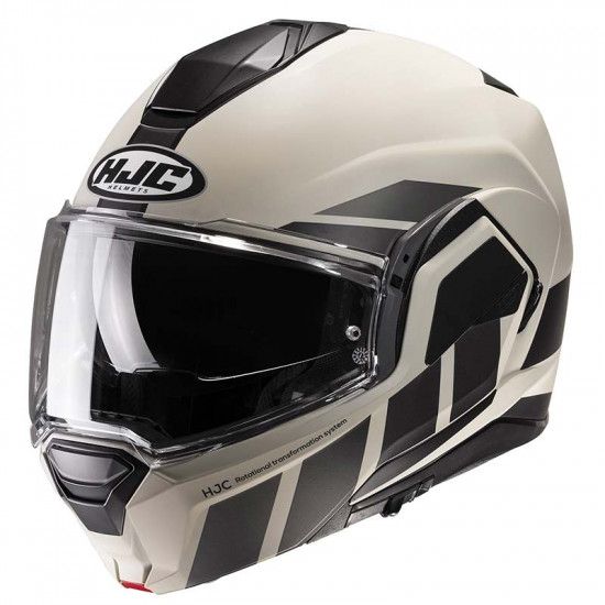 HJC I100 Beis Brown £279.99 Flip Front Motorcycle Helmets - SKU I100BBRXS from RaceLeathers Motorcycle Clothing
