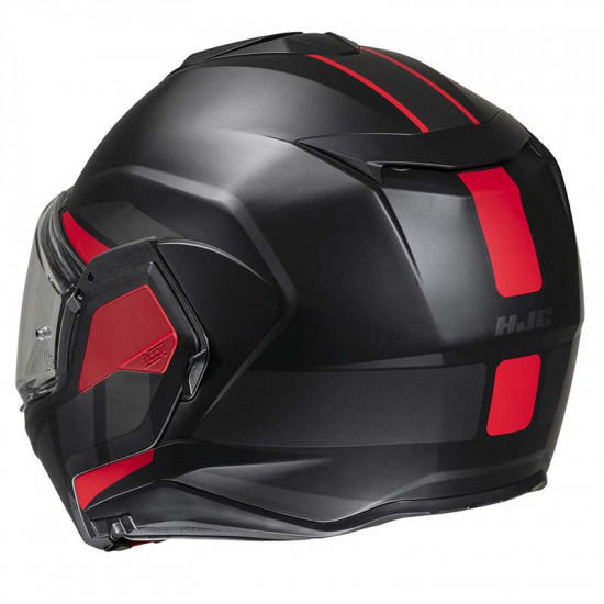 HJC I100 Beis Red Flip Front Motorcycle Helmets - SKU I100BRXS