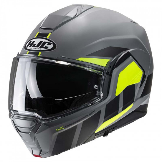 HJC I100 Beis Yellow £279.99 Flip Front Motorcycle Helmets - SKU I100BYXS from RaceLeathers Motorcycle Clothing