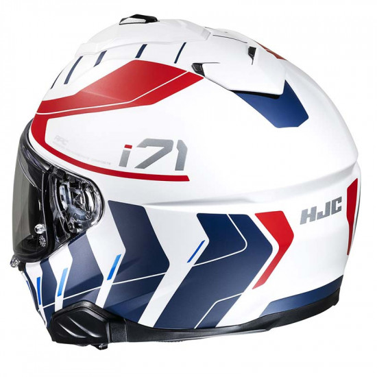HJC I71 Simo White Red Blue £229.99 Full Face Helmets - SKU I71SWXS from RaceLeathers Motorcycle Clothing