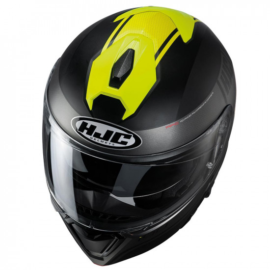 HJC I90 Davan Yellow £219.99 Flip Front Motorcycle Helmets - SKU I90DY2XL from RaceLeathers Motorcycle Clothing