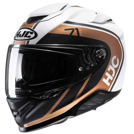 HJC RPHA 71 Mapos Gold Brown Full Face Helmets - SKU R71MAGOXS