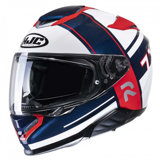 HJC RPHA 71 Zecha White Red Blue Full Face Helmets - SKU R71ZWXS
