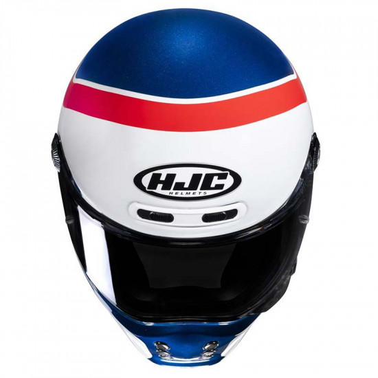 HJC V10 Grape White Red Blue £299.99 Full Face Helmets - SKU V10GWXS from RaceLeathers Motorcycle Clothing