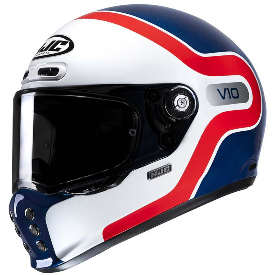 HJC V10 Grape White Red Blue