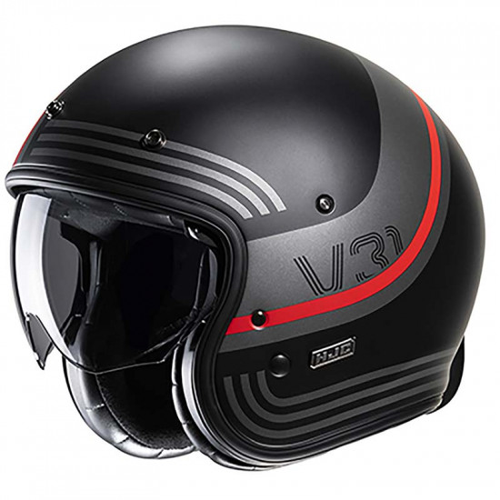 HJC V31 Byron Red Open Face Helmets - SKU V31BRXS