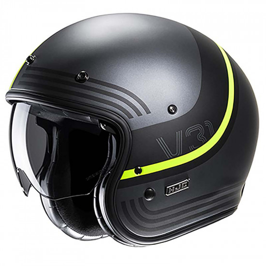 HJC V31 Byron Yellow £199.99 Open Face Helmets - SKU V31BYXS from RaceLeathers Motorcycle Clothing