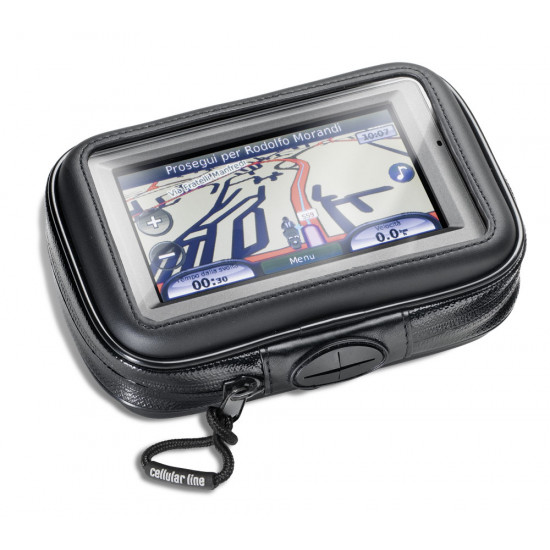 Interphone GPS 4.3 Inch Motorcycle Tubular Handlebar Mount Holder 