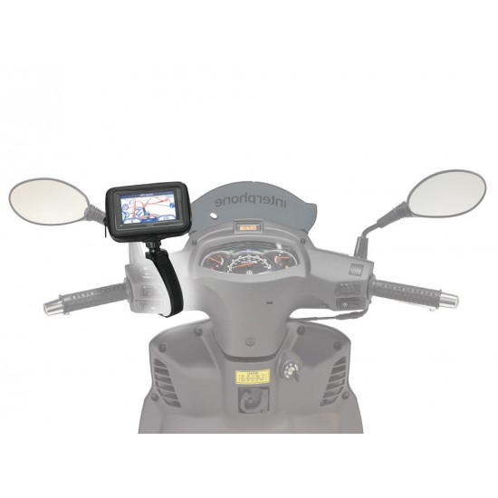 Interphone GPS 4.3Inch Motorcycle Non Tubular Handlebar Mount Holder