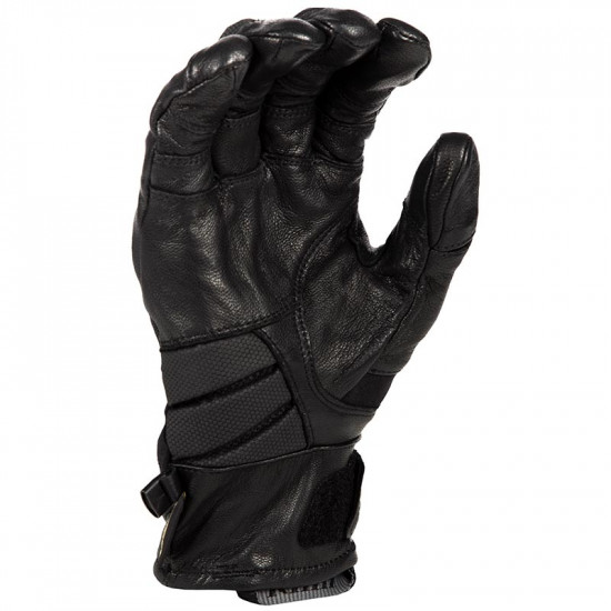 Klim Adventure GTX Goretex Short Gloves Black Mens Motorcycle Gloves - SKU 5031-002-160-000