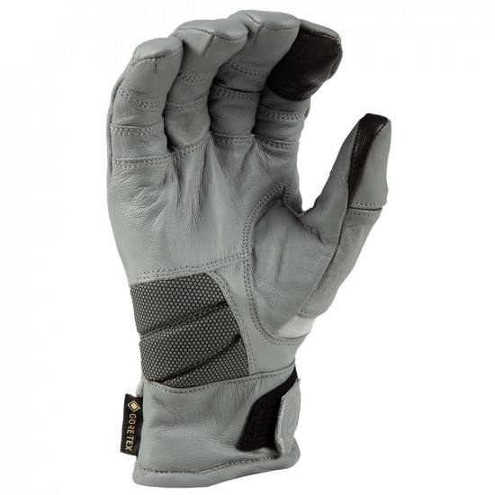 Klim Adventure GTX Short Monument Grey Gloves Mens Motorcycle Gloves - SKU 5031-002-160-609