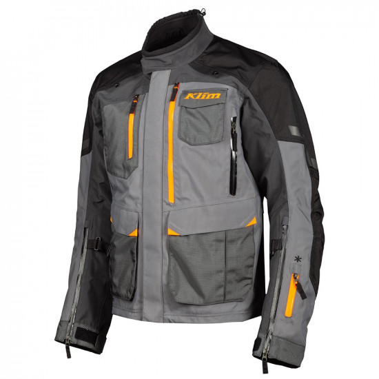 Klim Carlsbad Jacket Asphalt - Strike Orange