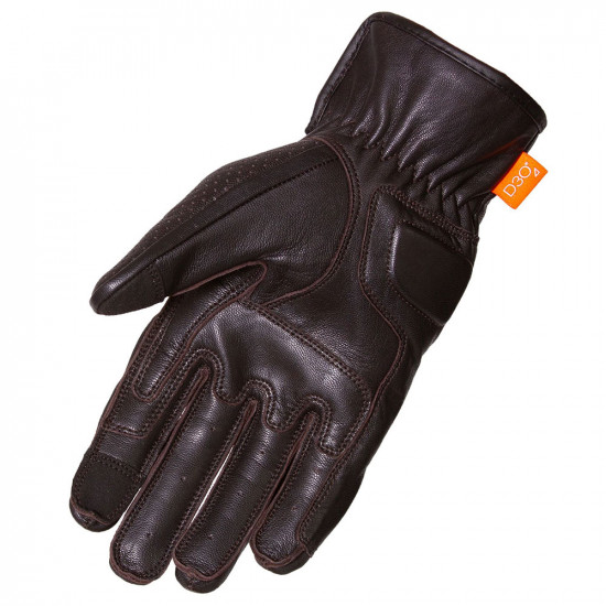Merlin Leigh D3O Leather Glove Dark Brown