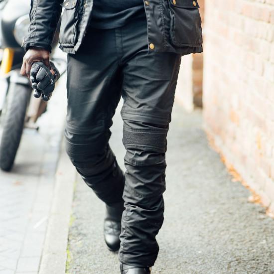 Merlin Lombard Lite Trouser Black Regular Mens Motorcycle Trousers - SKU MTP131/BLK/REG/2XL
