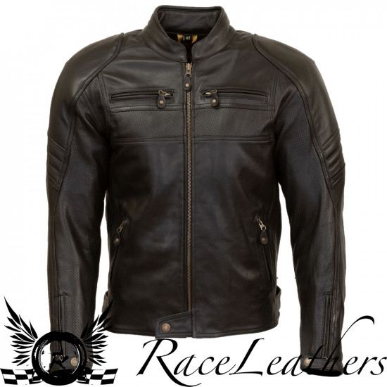 Merlin Odell Leather Air Black Jacket 