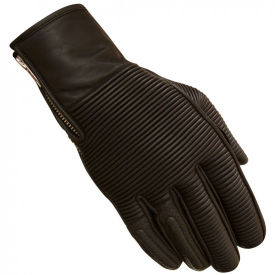 Merlin Padget Leather Glove Black Mens Motorcycle Gloves - SKU MLG030/BLK/SML