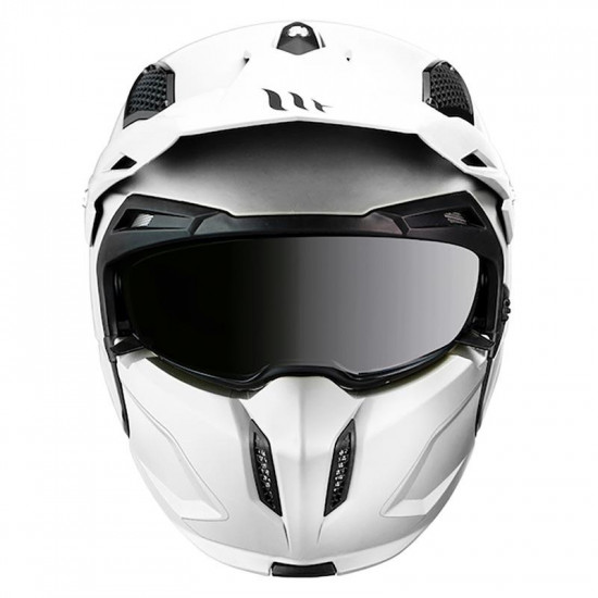 MT Streetfighter SV Solid White £109.99 Full Face Helmets - SKU M12720000003 from RaceLeathers Motorcycle Clothing
