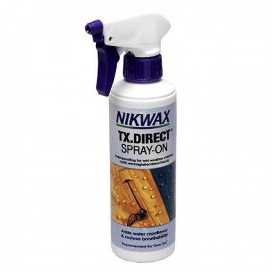 Nikwax TX Direct Spray On £12.99 Clothing Accessories - SKU NIKWAXTXDIRECTSPRAYON from RaceLeathers Motorcycle Clothing
