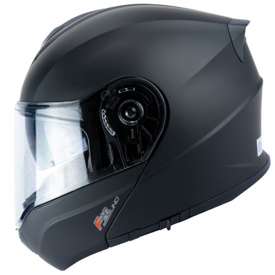 Nitro F440 Satin Black Flip Up Helmet Flip Front Motorcycle Helmets - SKU 8030321