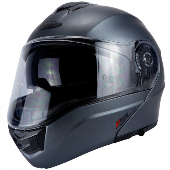 Nitro F440 Satin Gunmetal Flip Up Helmet