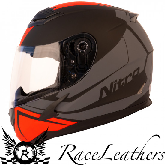 Nitro N2400 Rogue Junior Satin Black/Gun/Safety Red Kids Helmets £47.95
