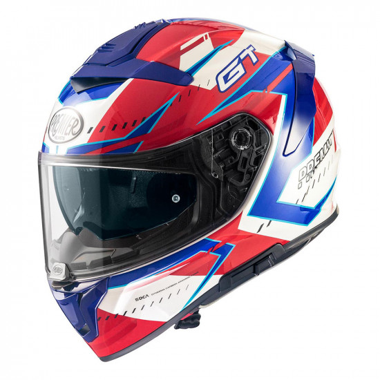 Premier Devil EV 13 Blue Red White Full Face Helmets - SKU PRHDEEV932X