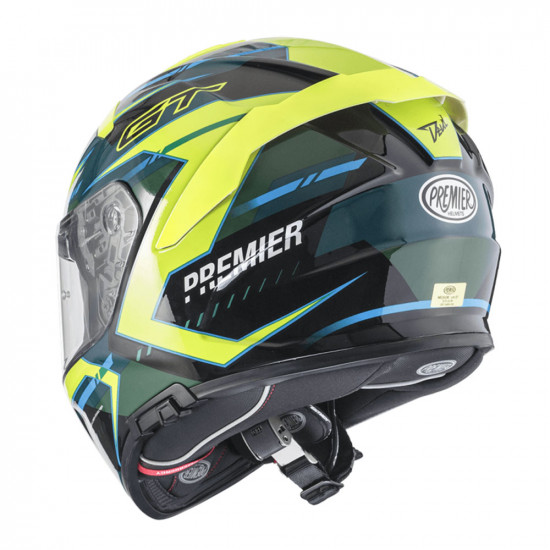 Premier Devil EV 6 Green Yellow Full Face Helmets - SKU PRHDEEV462X
