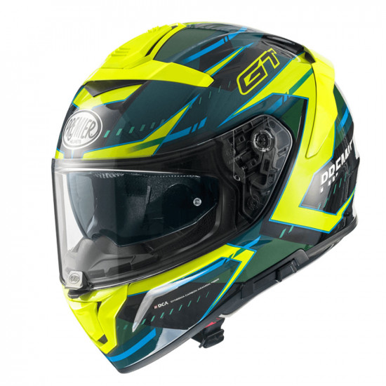 Premier Devil EV 6 Green Yellow Full Face Helmets - SKU PRHDEEV462X