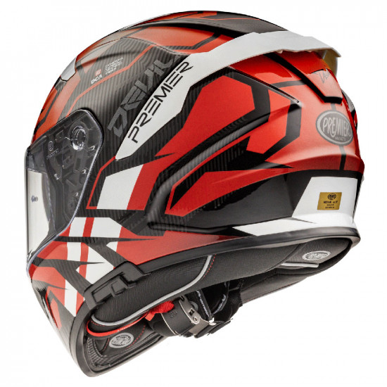 Premier Devil JC 92 Black Red Full Face Helmets - SKU PRHDEJC852X