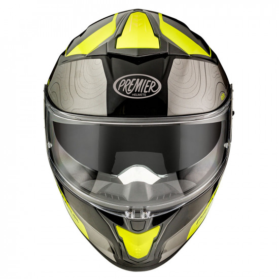 Premier Evoluzione DK Y Gun Neon Full Face Helmets - SKU PRHEVDK922X