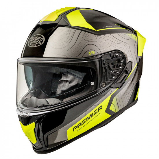 Premier Evoluzione DK Y Gun Neon Full Face Helmets - SKU PRHEVDK922X
