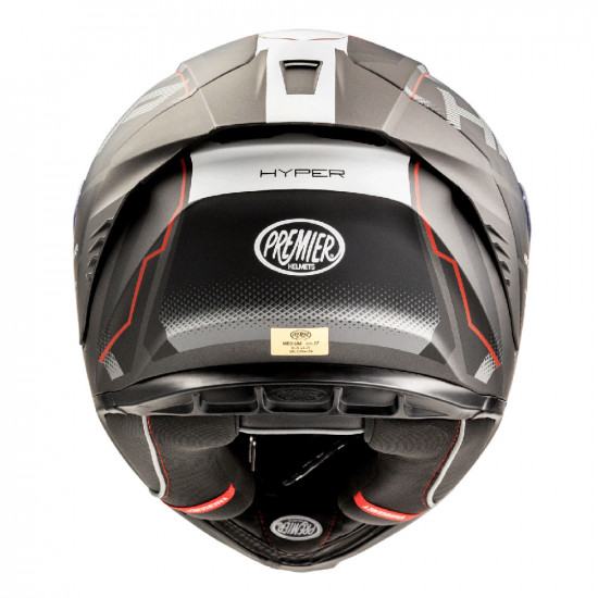 Premier Hyper HP 92 Black Red Full Face Helmets - SKU PRHHYHP852X