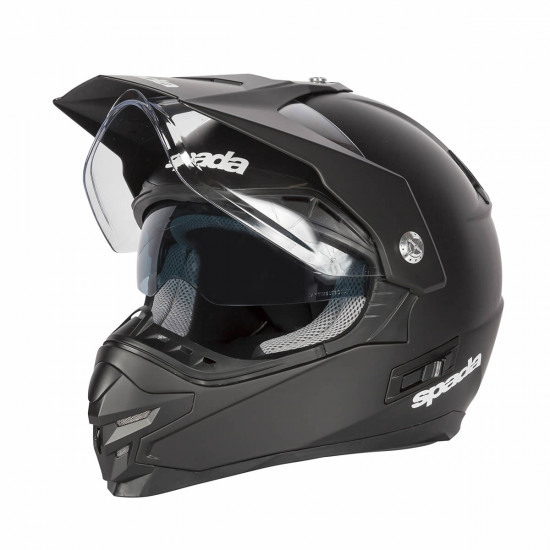 Spada Intrepid Matt Black Full Face Helmets - SKU 0528451