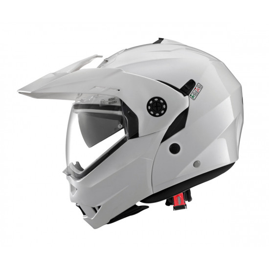 Caberg Tourmax Metal White Flip Front Motorcycle Helmets - SKU 0529465