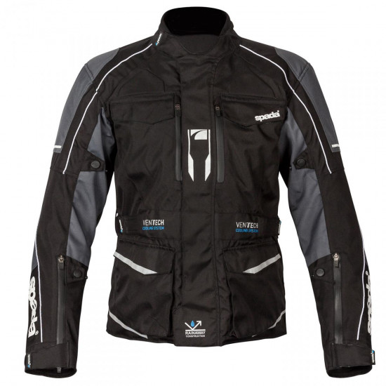 Spada City Nav CE Approved Black Mens Motorcycle Jackets - SKU 0144781
