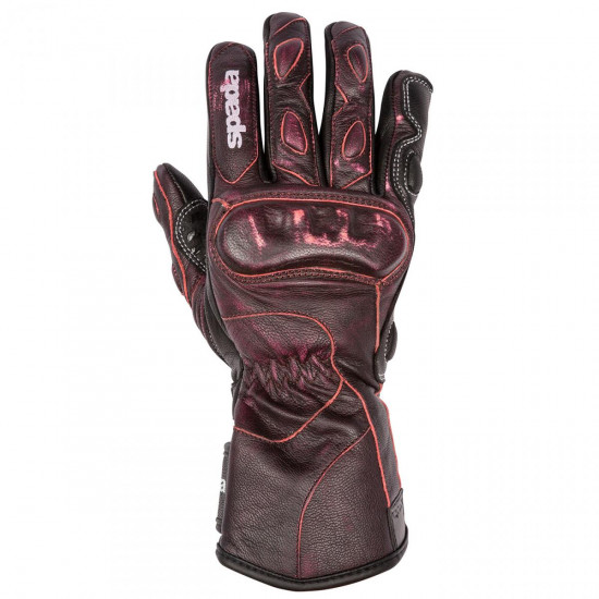 Spada Swain Ladies Oxblood Leather Gloves Motorcycle Gloves - SKU 0145467