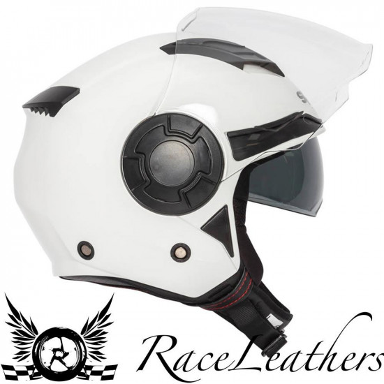 Spada Lycan White Motorcycle Helmet