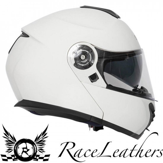 Spada Orion Gloss White Motorcycle Helmet