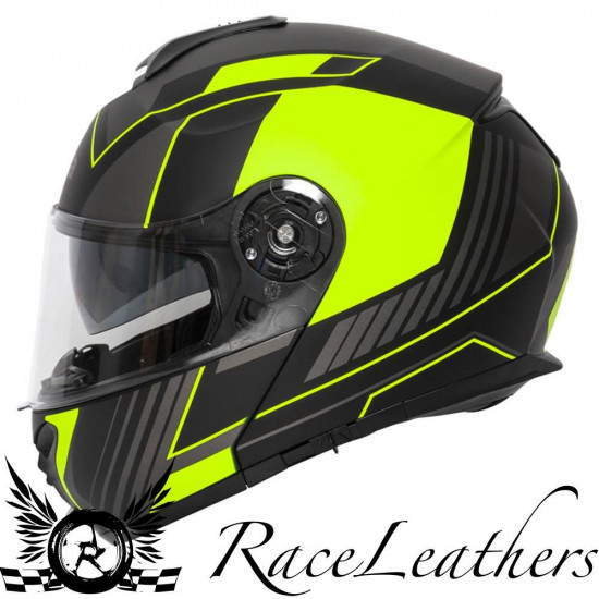 Spada Orion Whip Matt Fluo Black Motorcycle Helmet