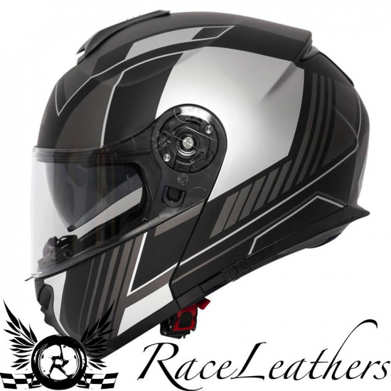Spada Orion Whip Matt Silver Black Motorcycle Helmet