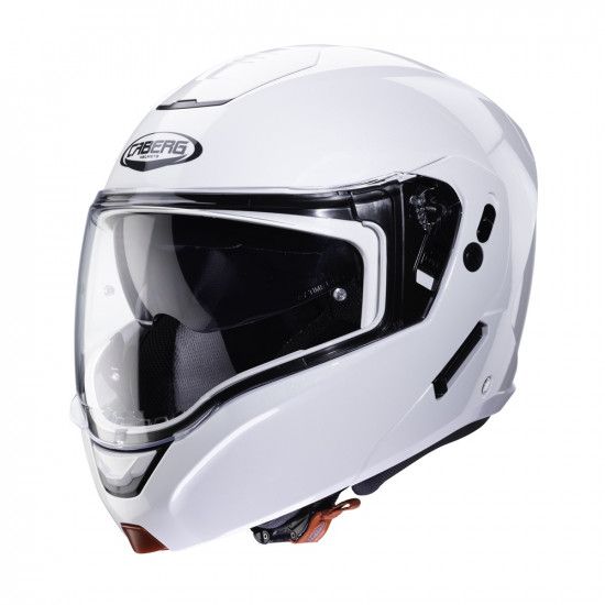 Caberg Horus White Flip Up Motorcycle Helmet