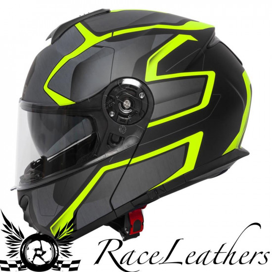 Spada Orion Slate Matt Yellow Black Motorcycle Helmet