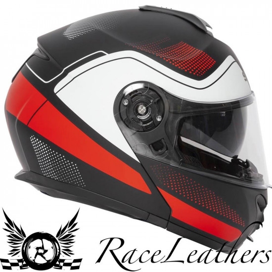 Spada Orion Flip Up Front Motorcycle Helmet Red