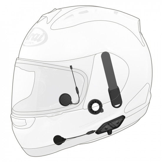 Sena 10U With Remote Control for Arai Full Face