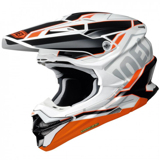 Shoei VFX-WR TC6 White Allegiant MX Motocross Helmet