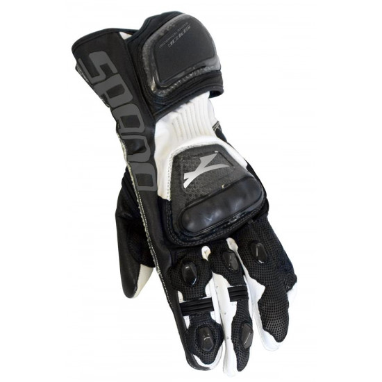 Spada Elite White Motorcycle Gloves - SKU 0443976