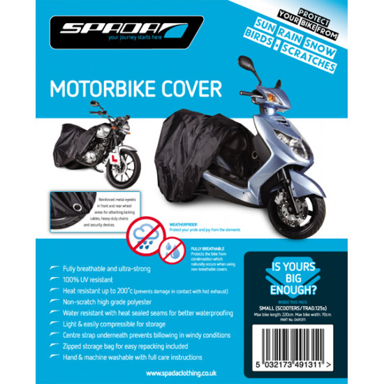 SPADA MOTORCYCLE RAINCOVER Motorcycle Raincovers - SKU 0491311