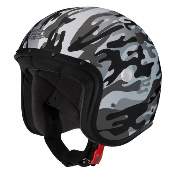 Caberg Freeride Commander Black Camo Open Face Helmets - SKU 0552807